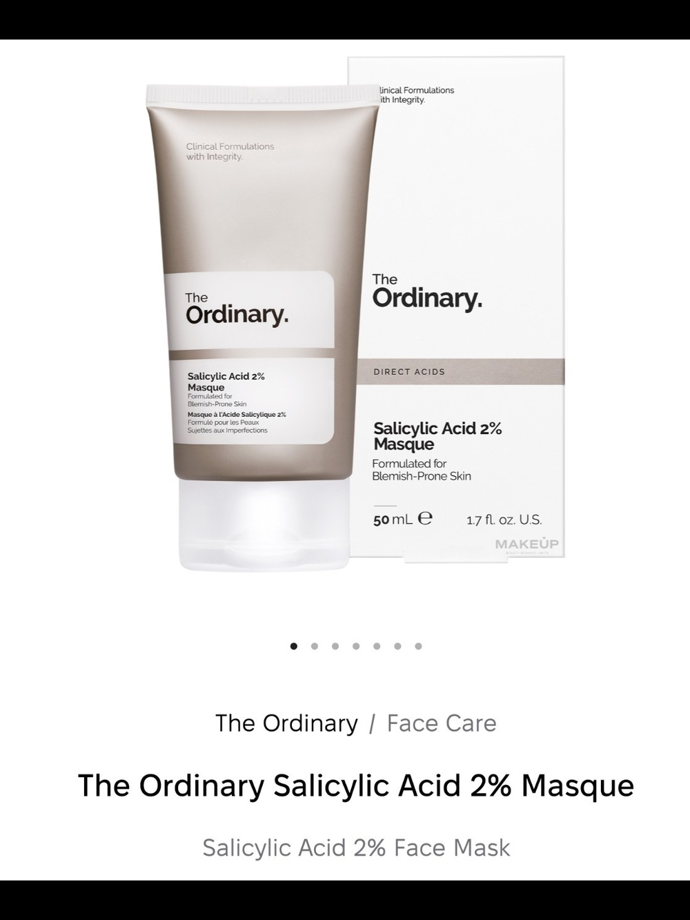 The Ordinary Salicylic Acid 2% Masque - Beige Taupe